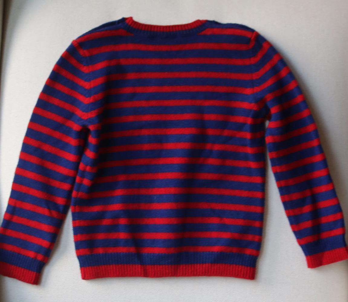 GUCCI BABY BOYS TIGER PRINT STRIPED WOOL SWEATER 24 MONTHS - Image 3