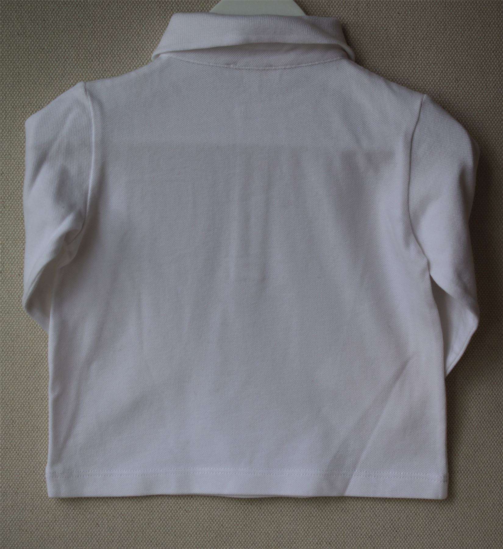 GUCCI BABY BOYS WHITE POLO TOP 9-12 MONTHS - Image 2