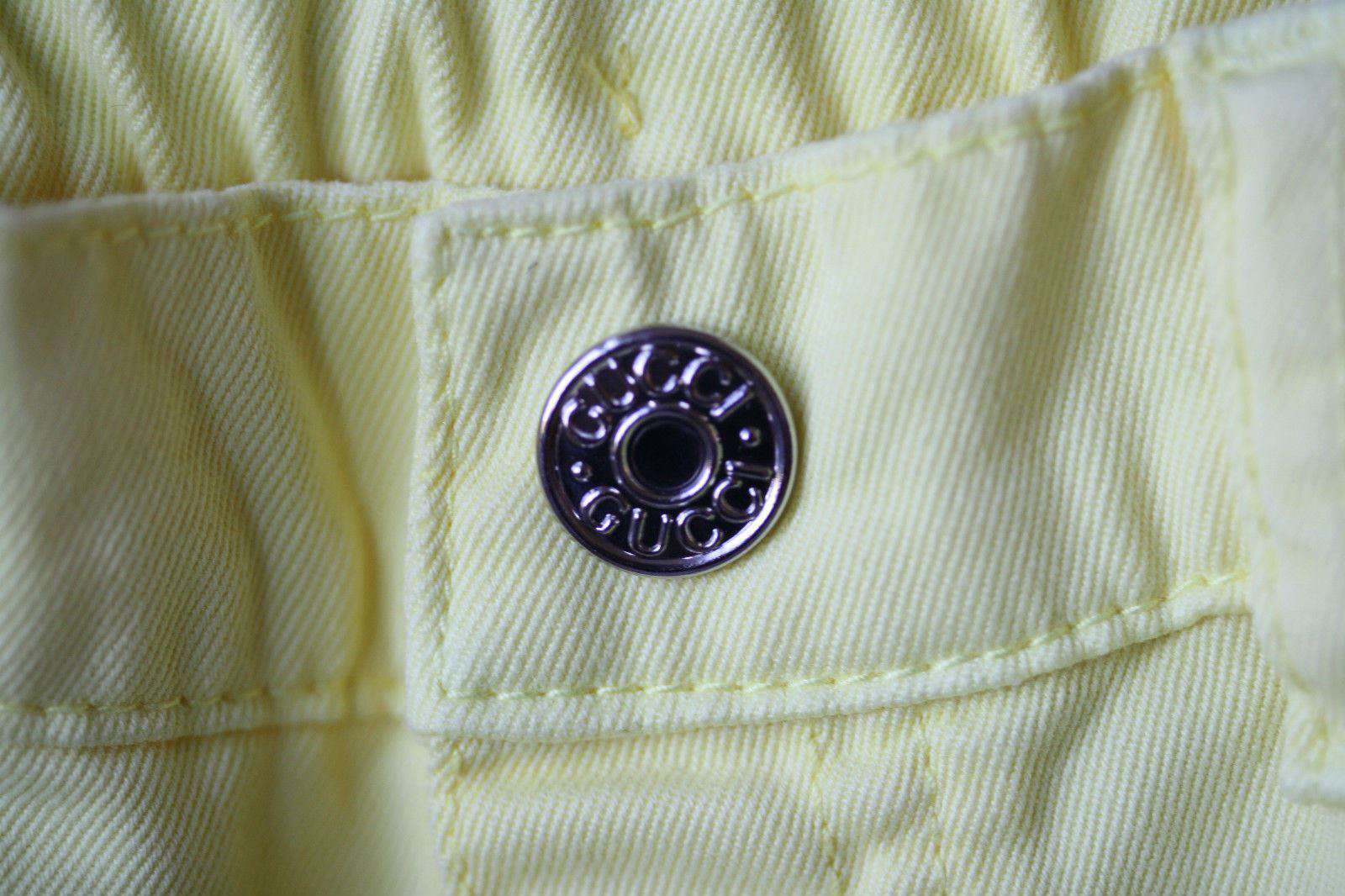 GUCCI BABY BRIGHT YELLOW CARGO SHORTS 3-6 MONTHS - Image 5