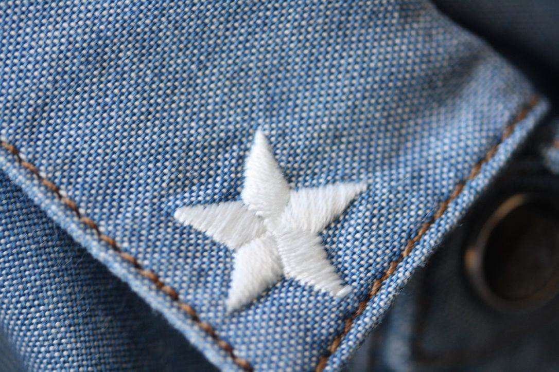 GUCCI BABY CHAMBRAY SHIRT 6-9 MONTHS - Image 3