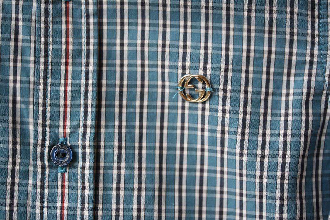 GUCCI BABY CHECKED SHIRT 9-12 MONTHS - Image 4