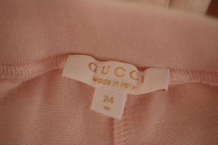 GUCCI BABY GIRLS PINK SWEATPANTS 24 MONTHS - Image 3