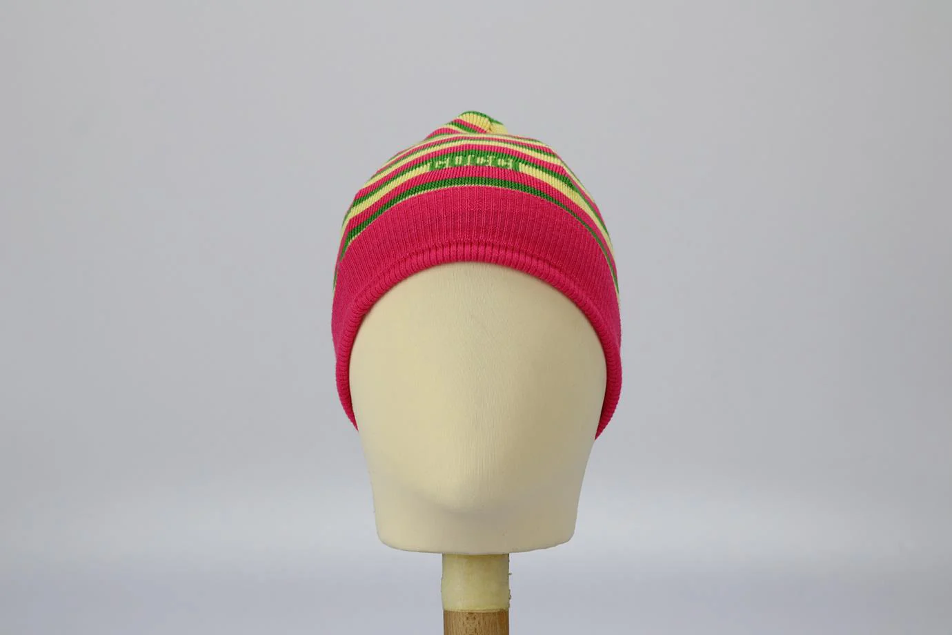 GUCCI BABY GIRLS STRIPED WOOL BEANIE LARGE - Image 3