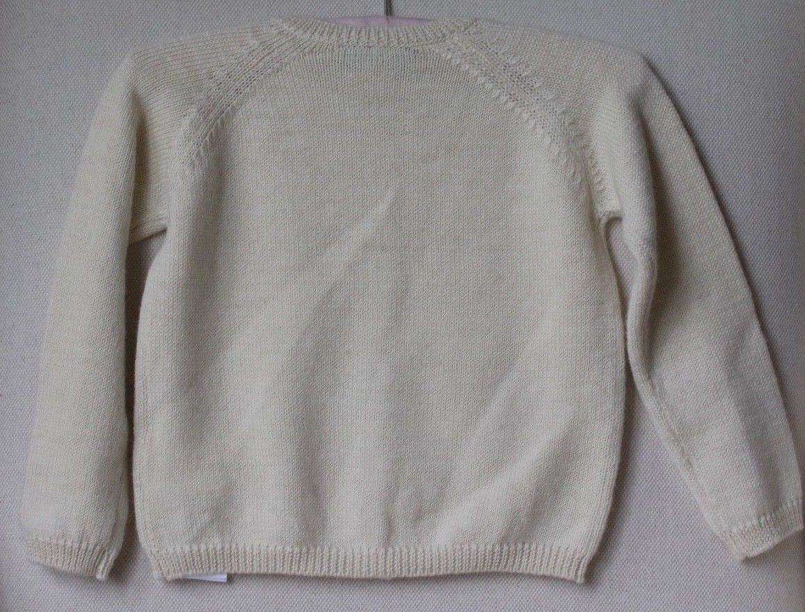 GUCCI BABY IVORY ALPACA WOOL BLEND KNIT CARDIGAN 18-24 MONTHS - Image 4