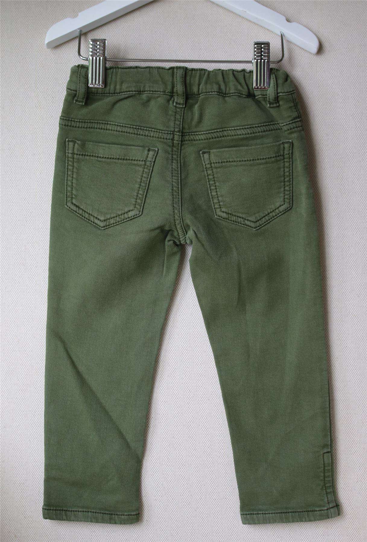 GUCCI BABY KHAKI GREEN JEANS 12-18 MONTHS - Image 2