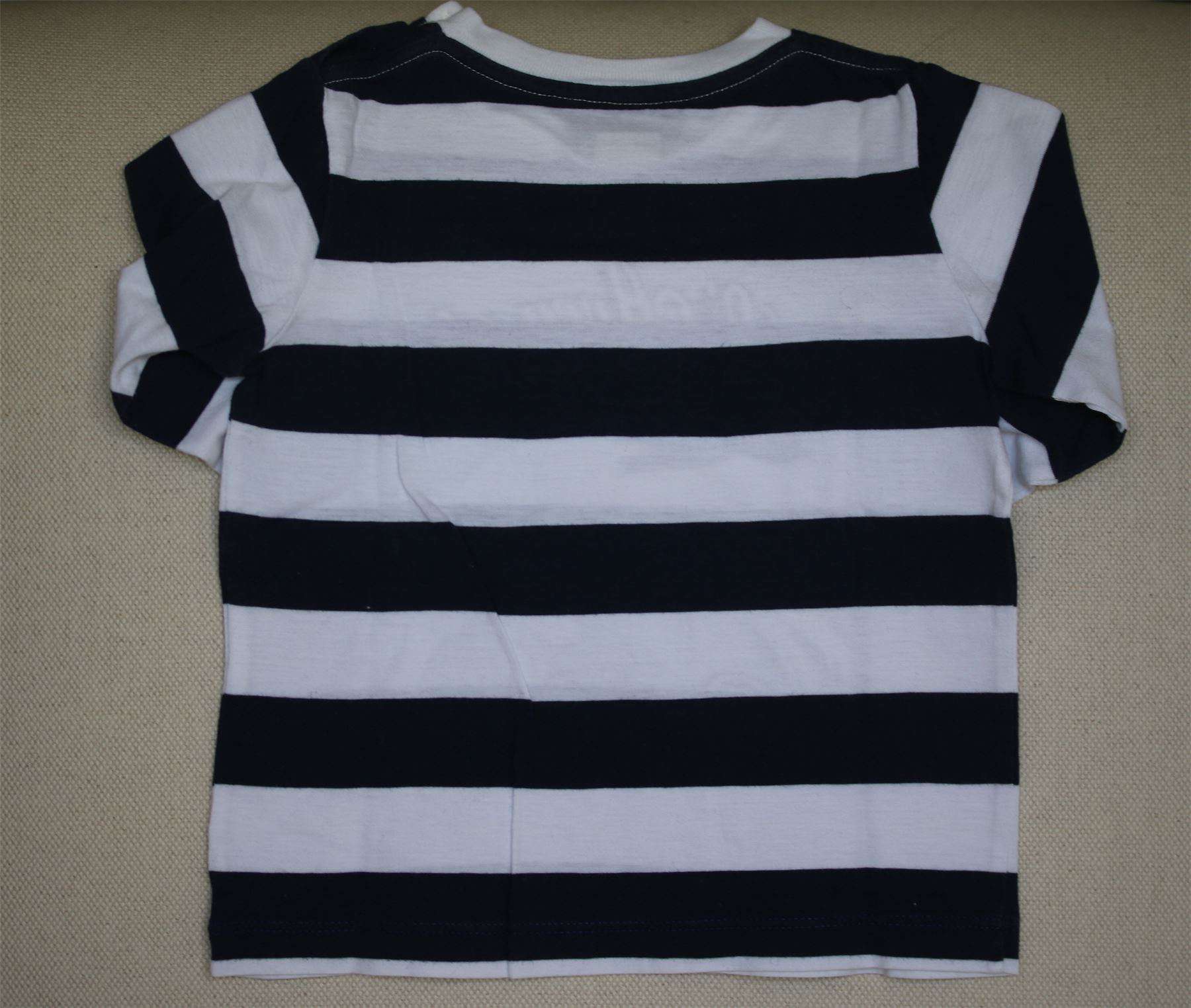 GUCCI BABY NAVY BLUE & WHITE STRIPE HARE TOP 12-18 MONTHS - Image 2