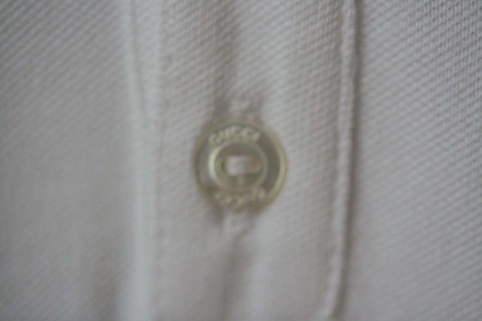GUCCI BABY WHITE COTTON POLO SHORTIE 6-9 MONTHS - Image 4