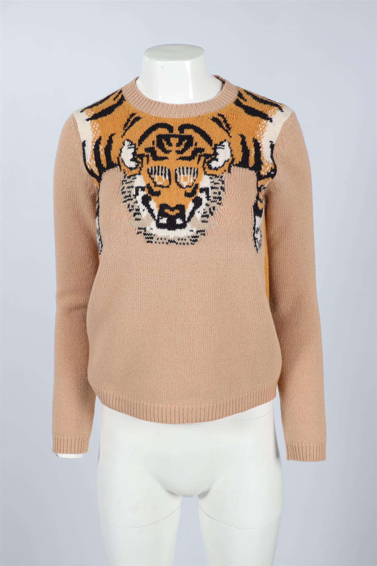 GUCCI BEIGE WOOL SWEATER MEDIUM - Image 2