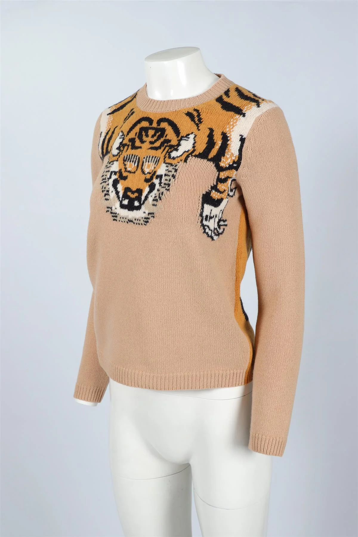 GUCCI BEIGE WOOL SWEATER MEDIUM - Image 3