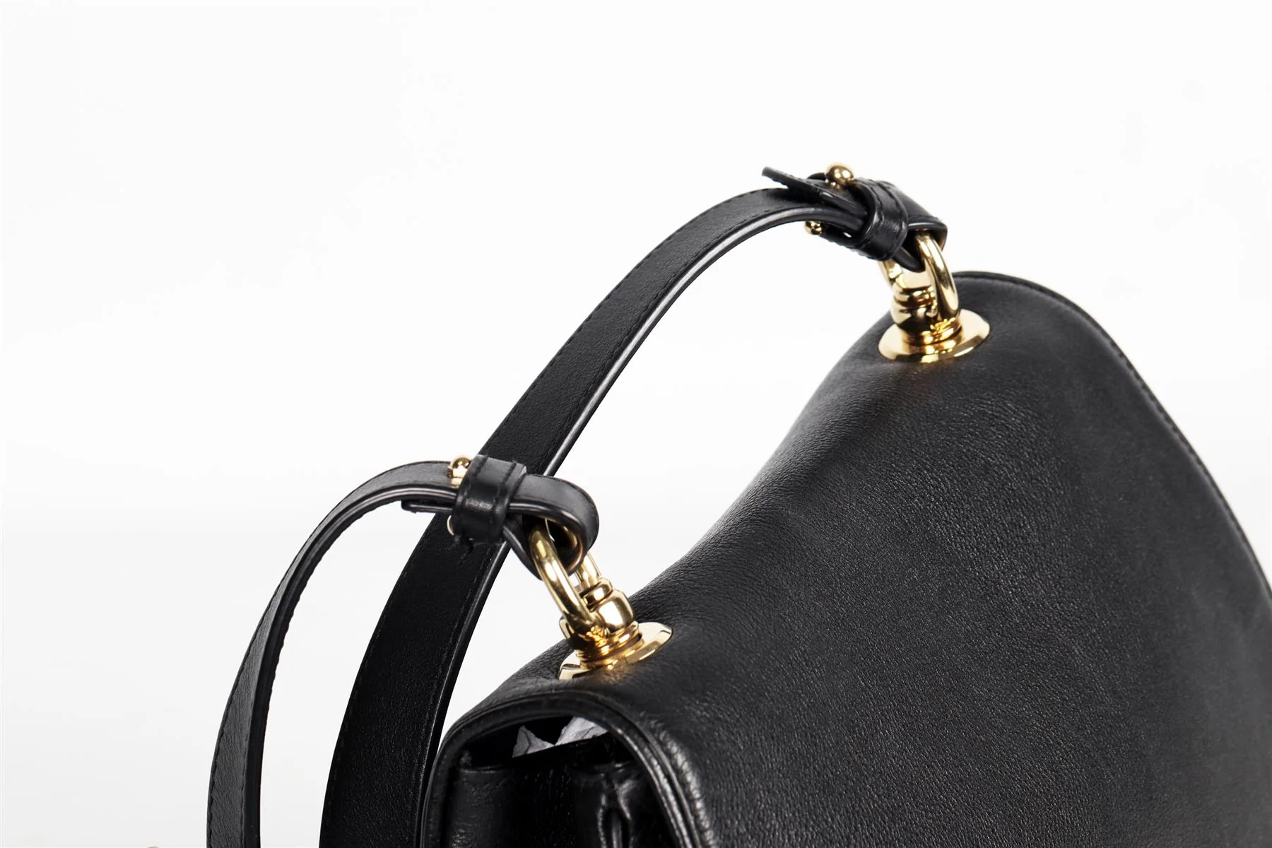 GUCCI BLACK BLONDIE MEDIUM GG LEATHER SHOULDER BAG - Image 10