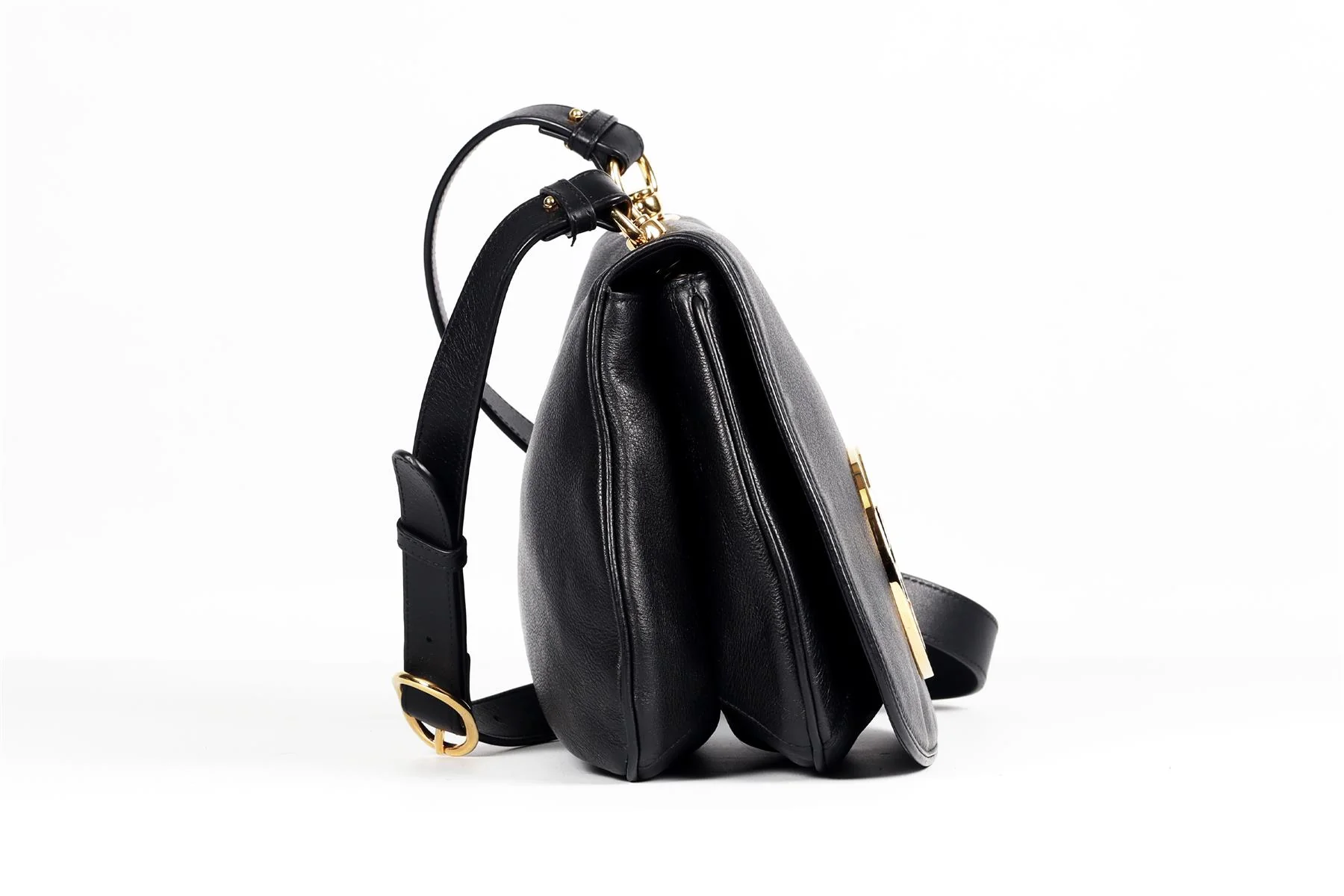 GUCCI BLACK BLONDIE MEDIUM GG LEATHER SHOULDER BAG - Image 5