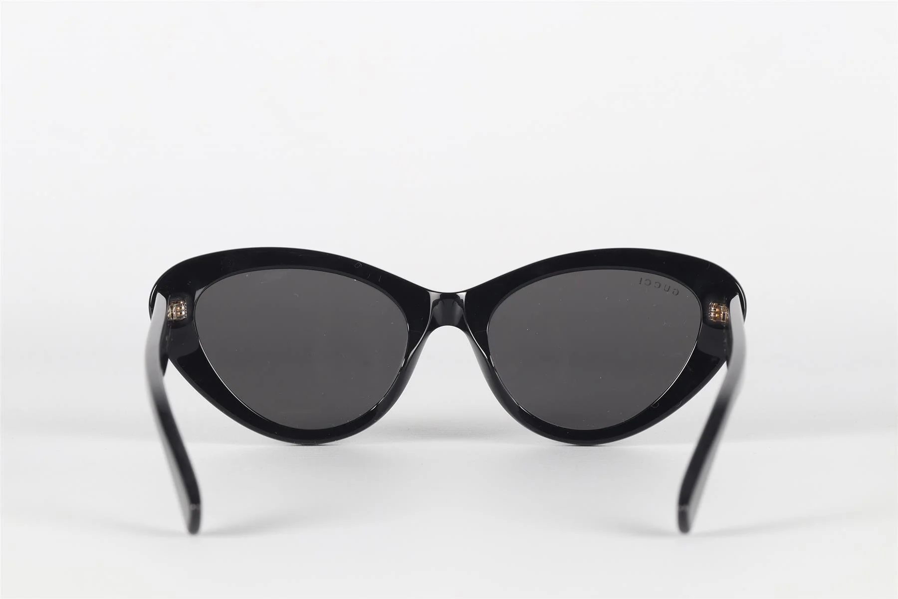 GUCCI BLACK CAT EYE ACETATE SUNGLASSES - Image 11