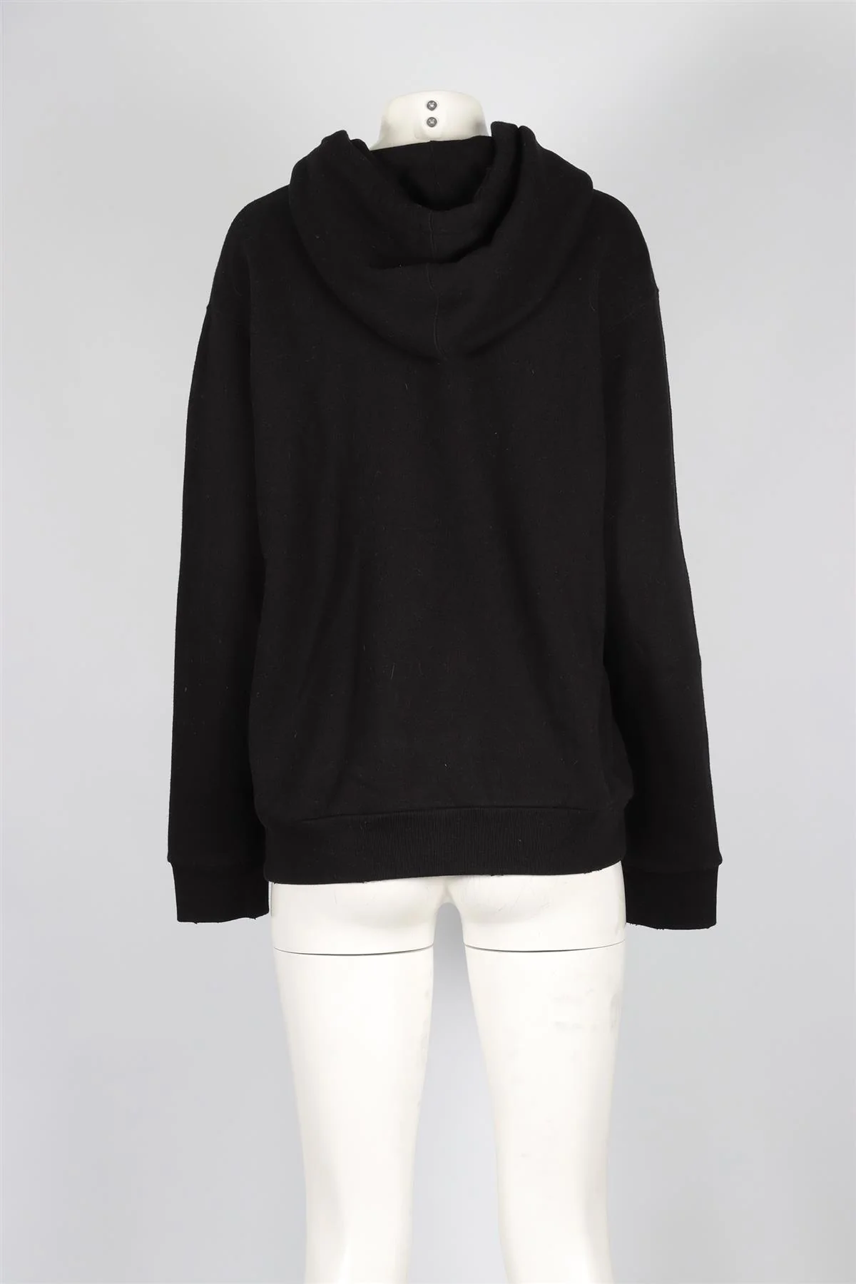 GUCCI BLACK COTTON HOODIE SMALL - Image 4