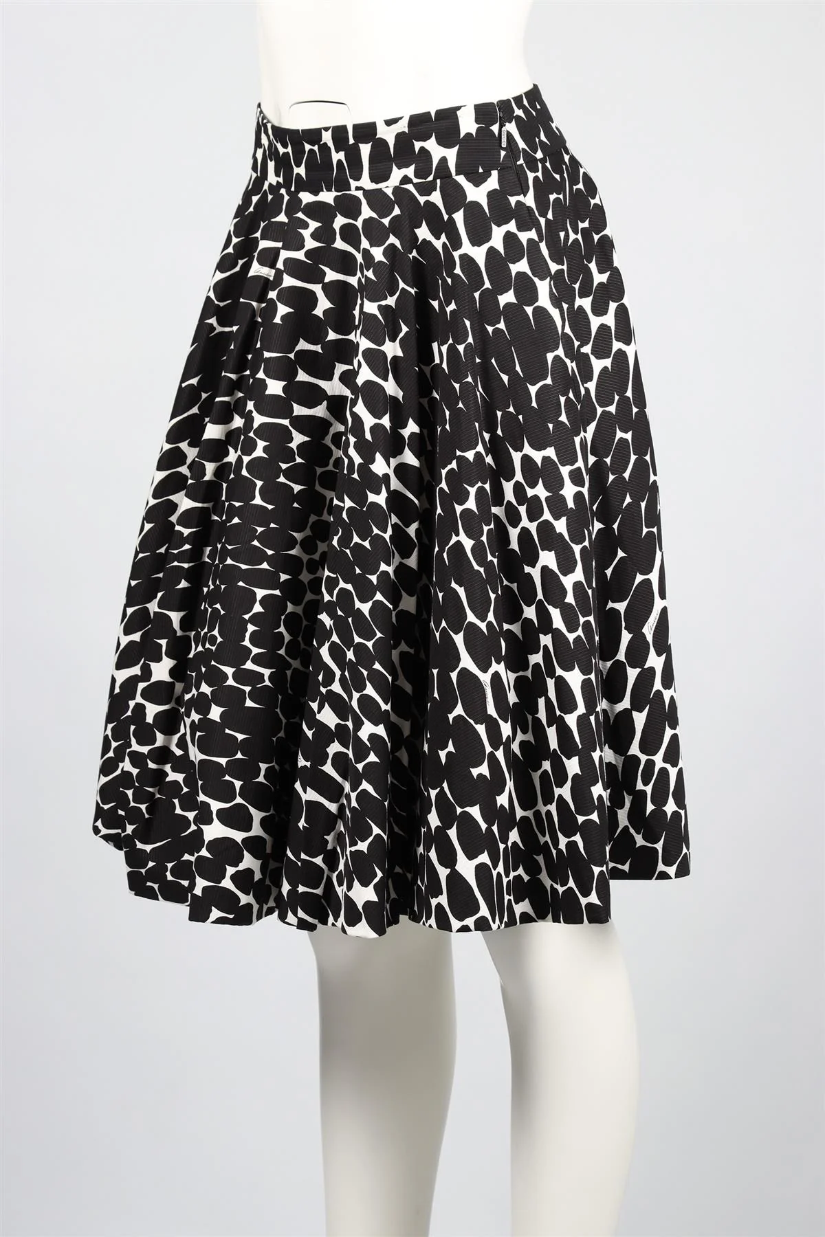 GUCCI BLACK COTTON SKIRT IT 40 UK 8 - Image 3