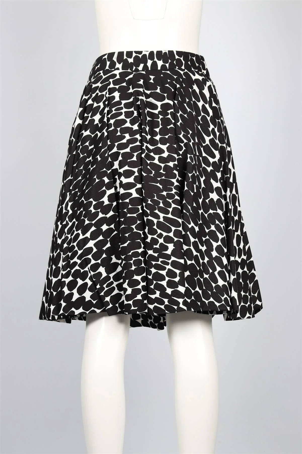 GUCCI BLACK COTTON SKIRT IT 40 UK 8 - Image 4