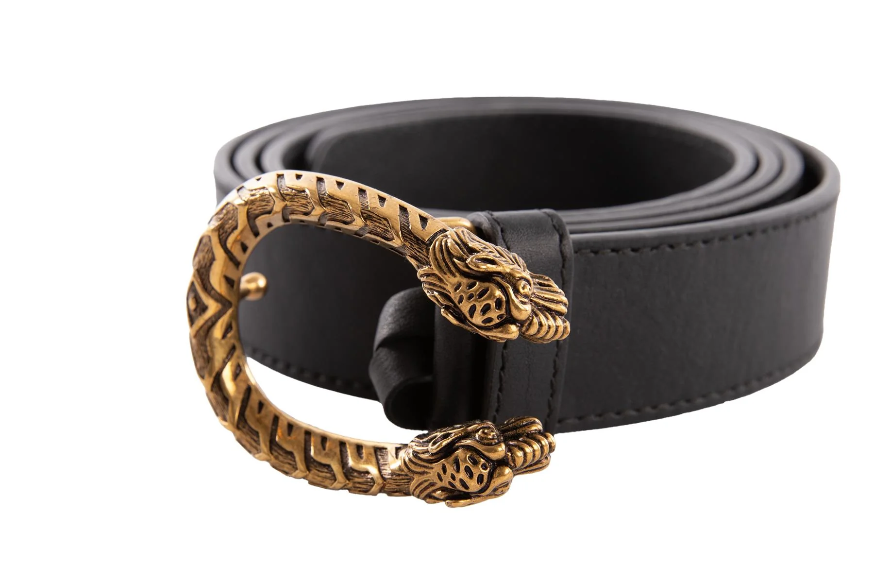 GUCCI BLACK DIONYSUS LEATHER BELT 100CM - Image 3