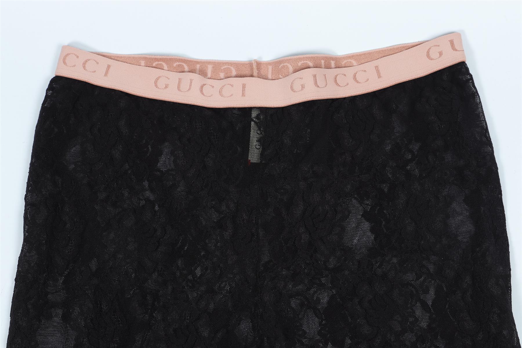 GUCCI BLACK GG TIGHTS MEDIUM - Image 3