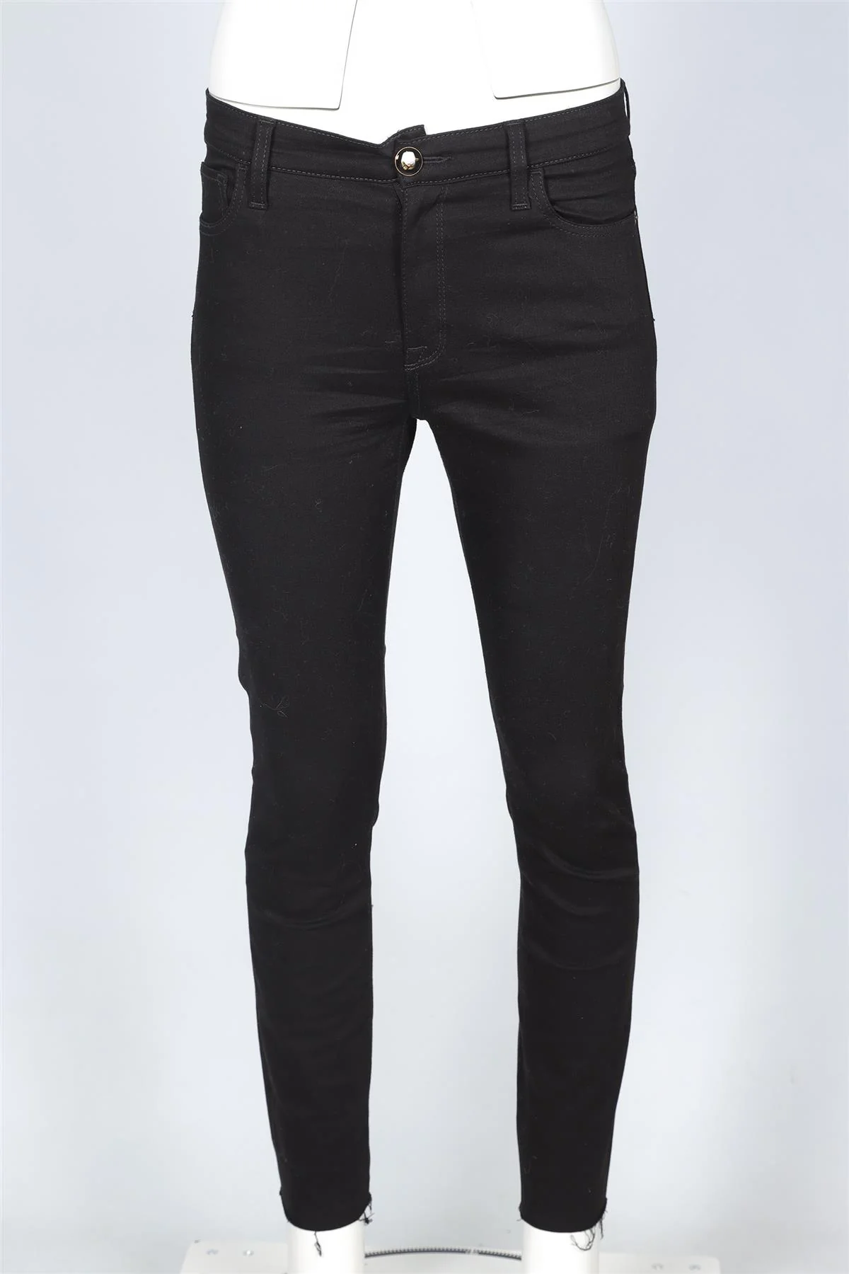 GUCCI BLACK HIGH RISE SKINNY JEANS W30 UK 12 - Image 2