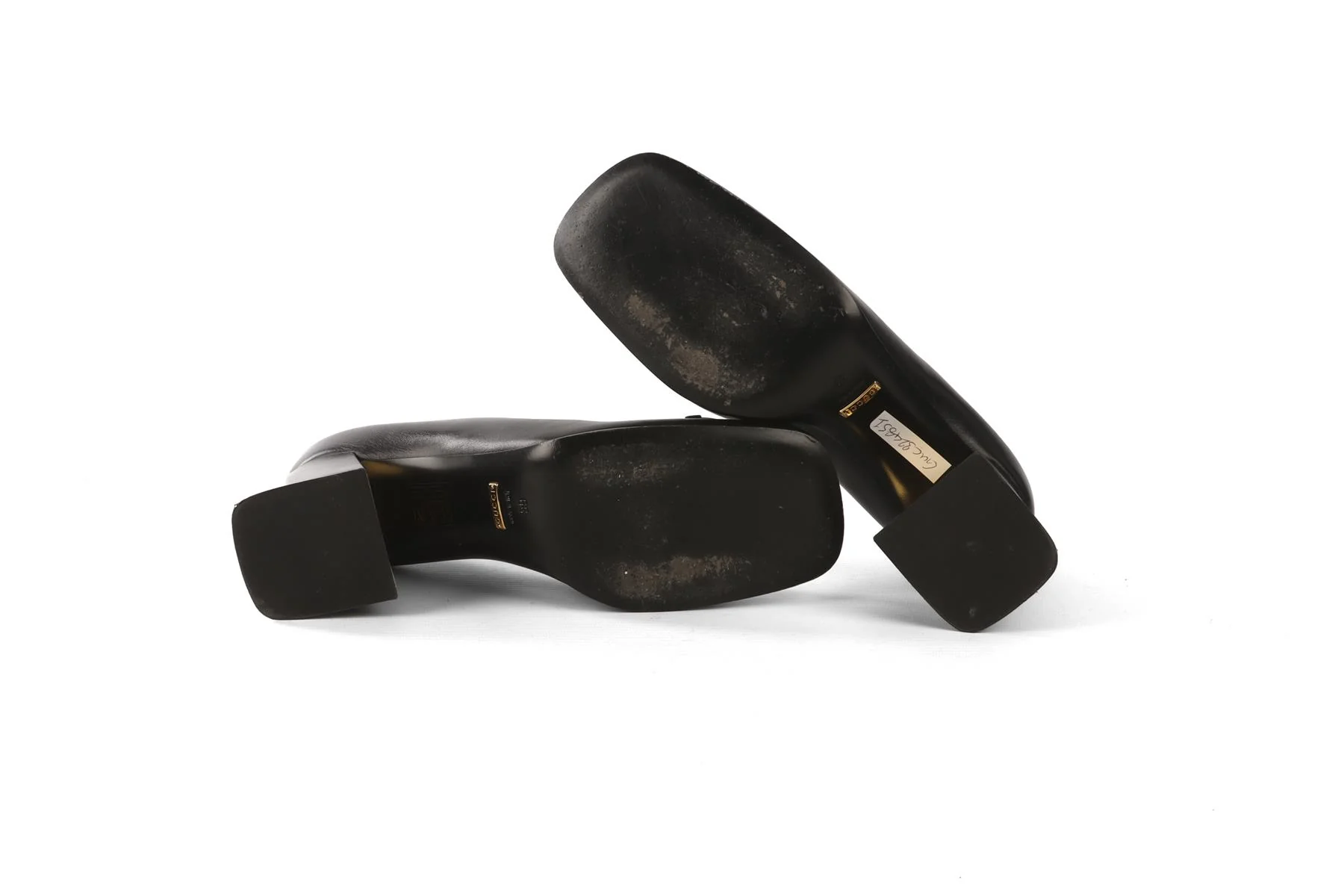 GUCCI BLACK HORSEBIT LEATHER PUMPS EU 39 UK 6 US 9 - Image 6
