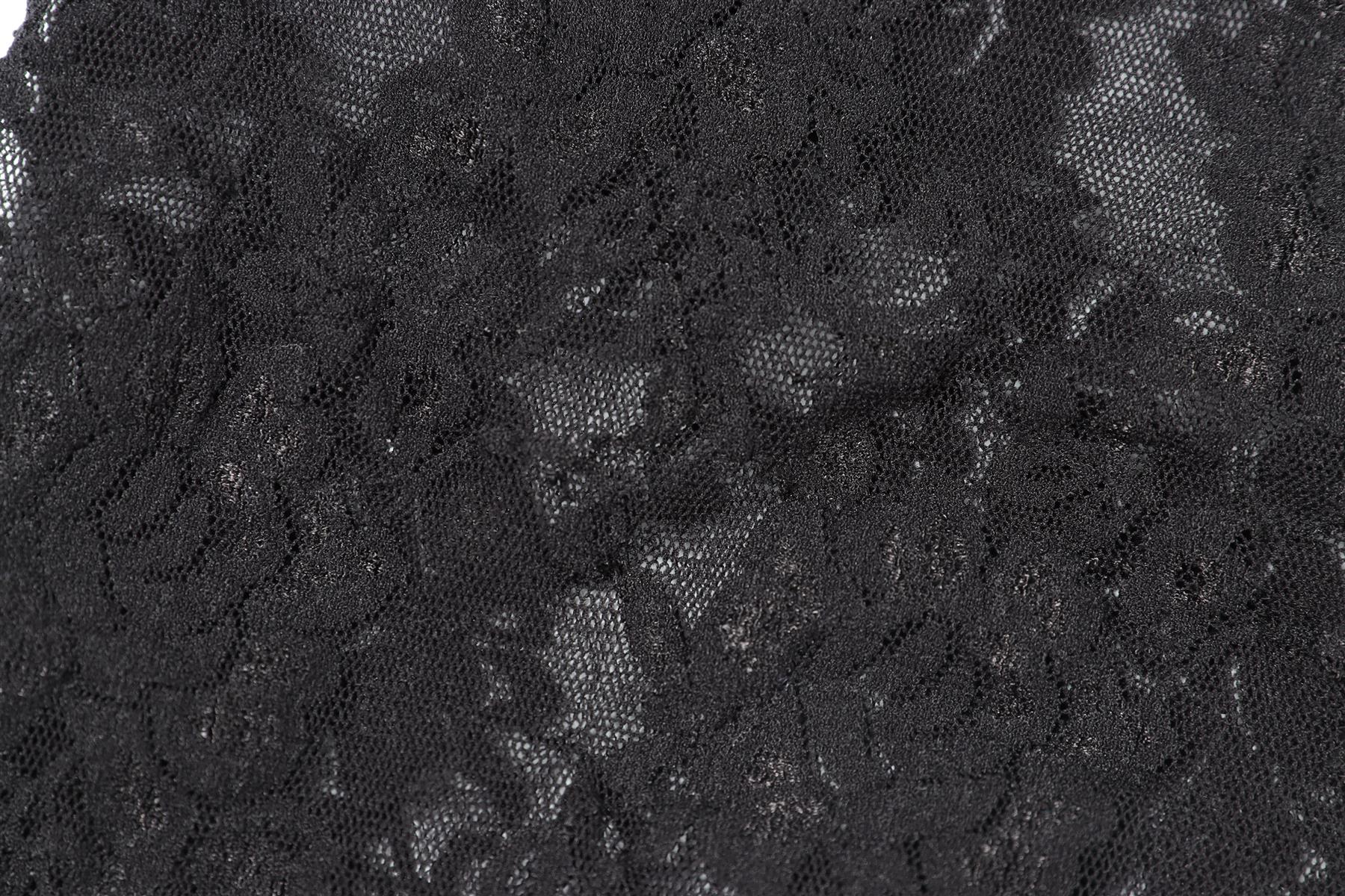 GUCCI BLACK LACE TIGHTS LARGE - Image 5