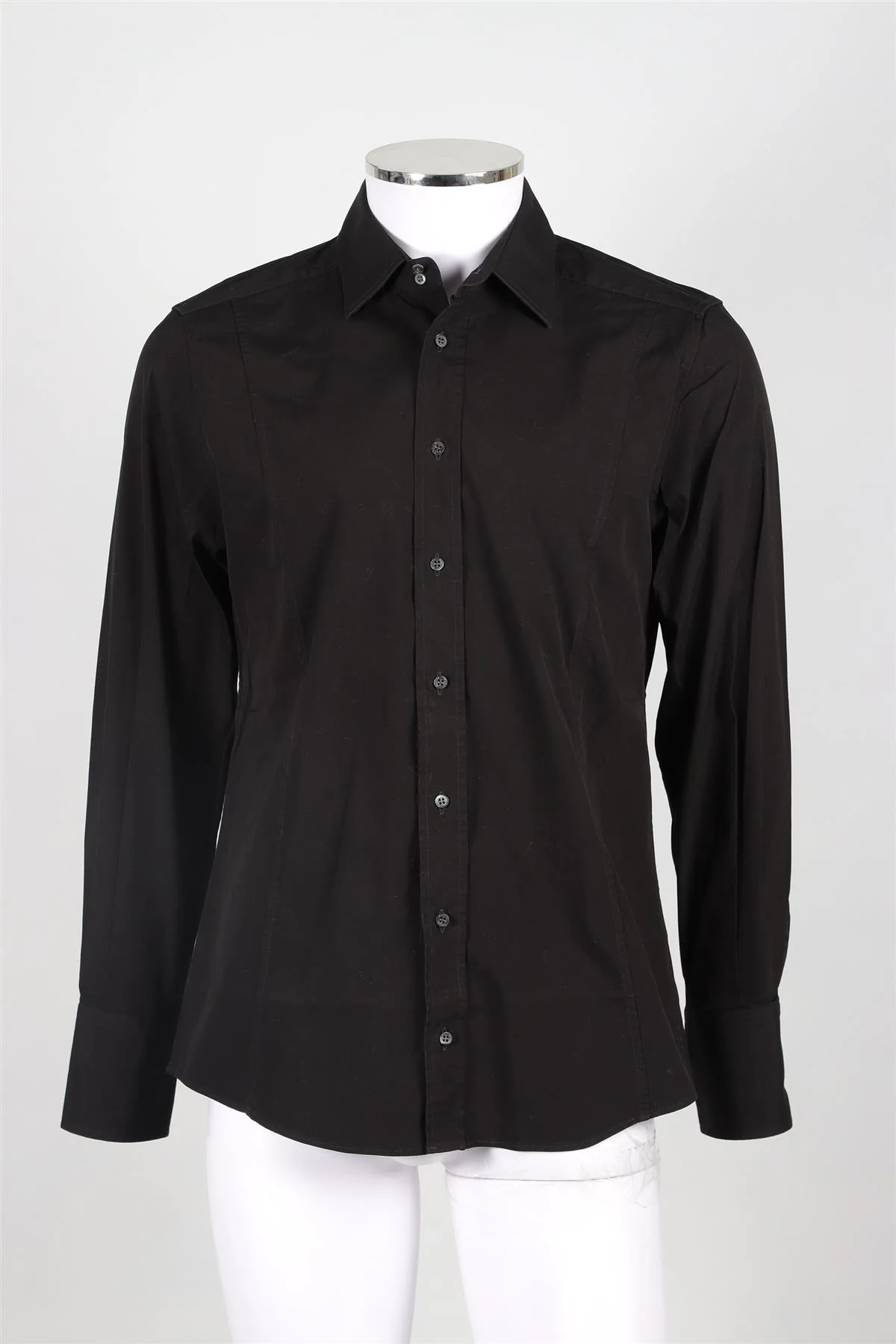 GUCCI BLACK MEN'S COTTON SHIRT UK/US COLLAR 16 UK/US CHEST 40 - Image 2
