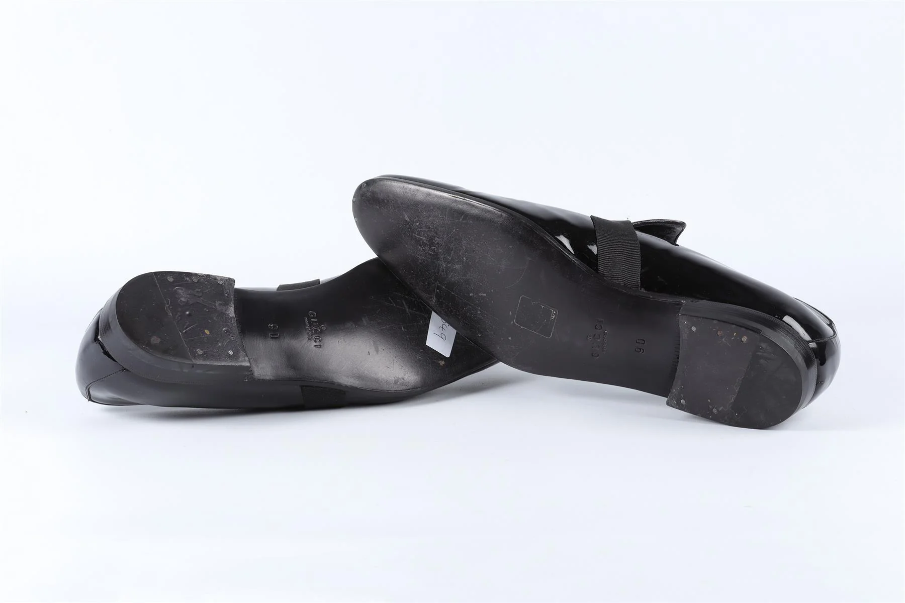 GUCCI BLACK MEN'S PATENT LEATHER LOAFERS UK 9 EU 43 US 10 - Image 6