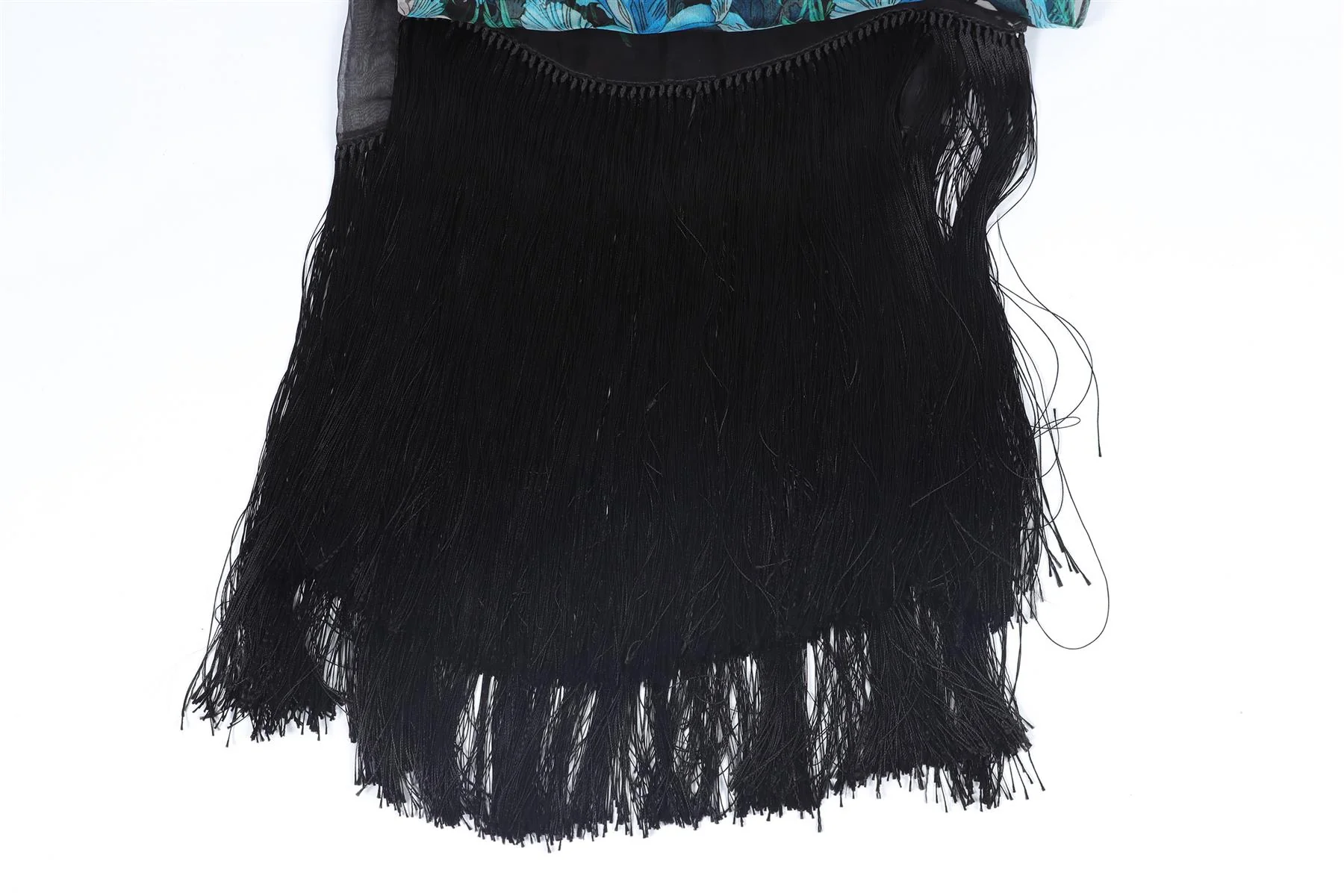 GUCCI BLACK SILK SCARF - Image 5