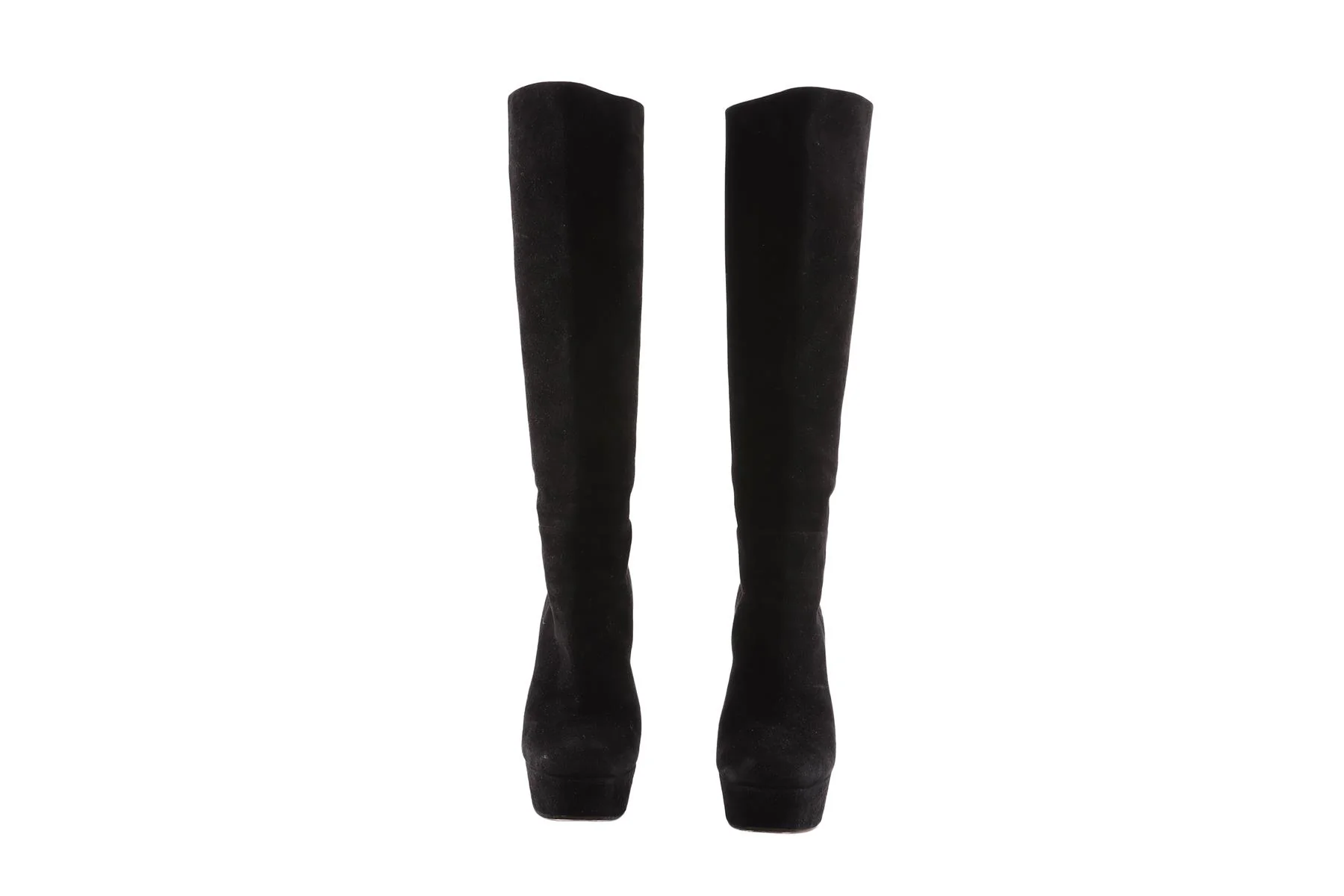 GUCCI BLACK SUEDE KNEE HIGH BOOTS EU 40 UK 7 US 10 - Image 3