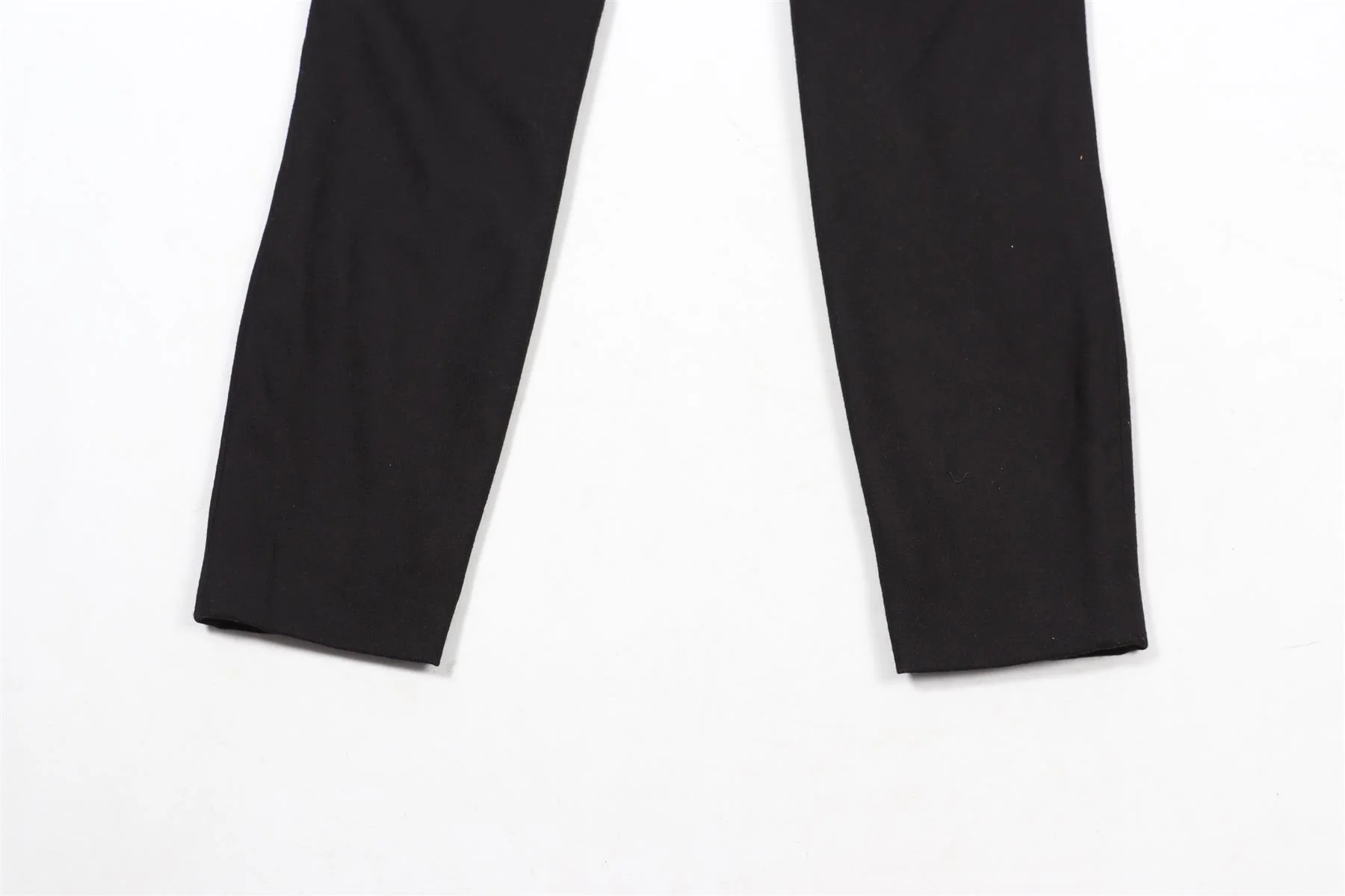 GUCCI BLACK VINTAGE WOOL BLEND SKINNY PANTS IT 38 UK 6 - Image 6