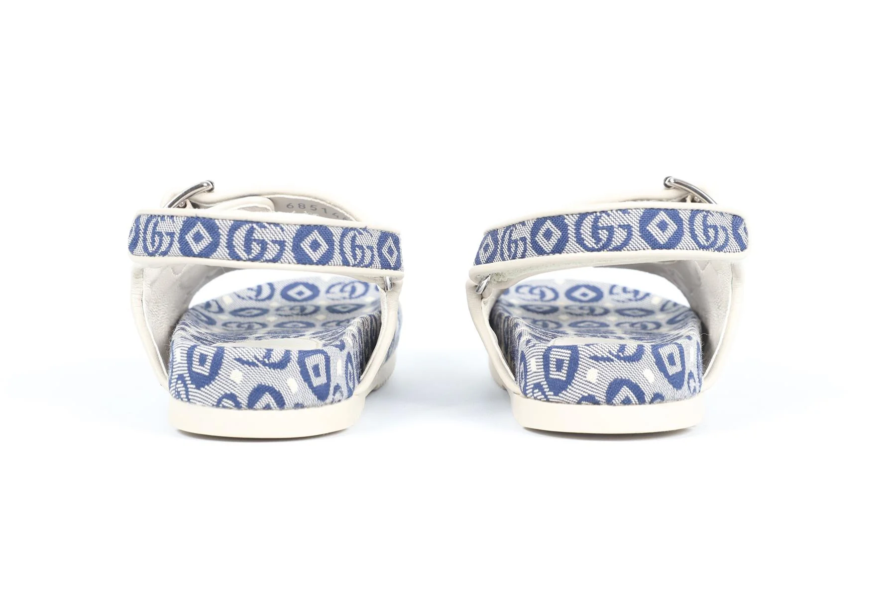 GUCCI BLUE KIDS GIRLS GG CANVAS SANDALS EU 26 UK 8.5 US 9.5 - Image 4