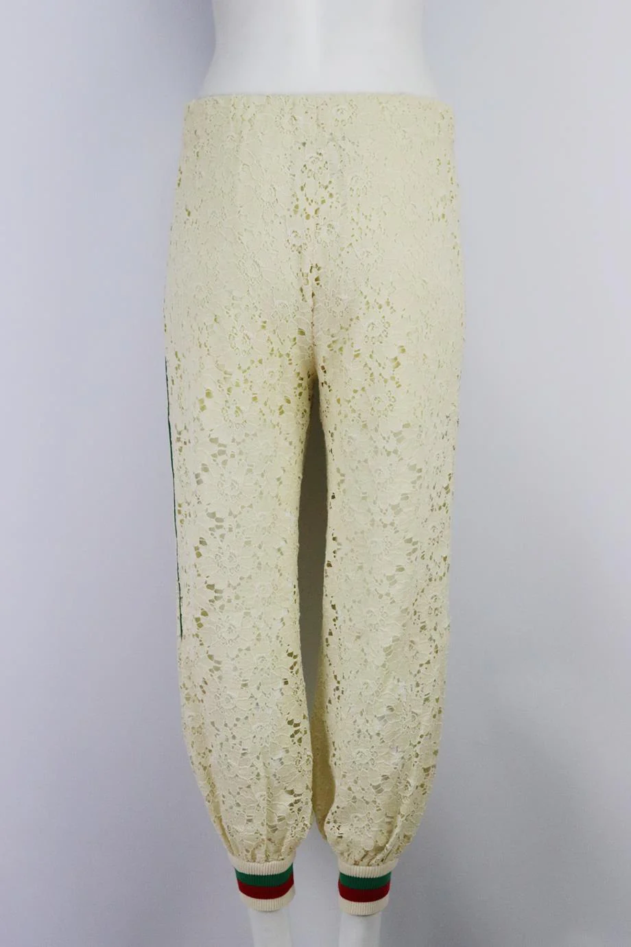GUCCI CORDED LACE TRACK PANTS IT 38 UK 6 - Image 4