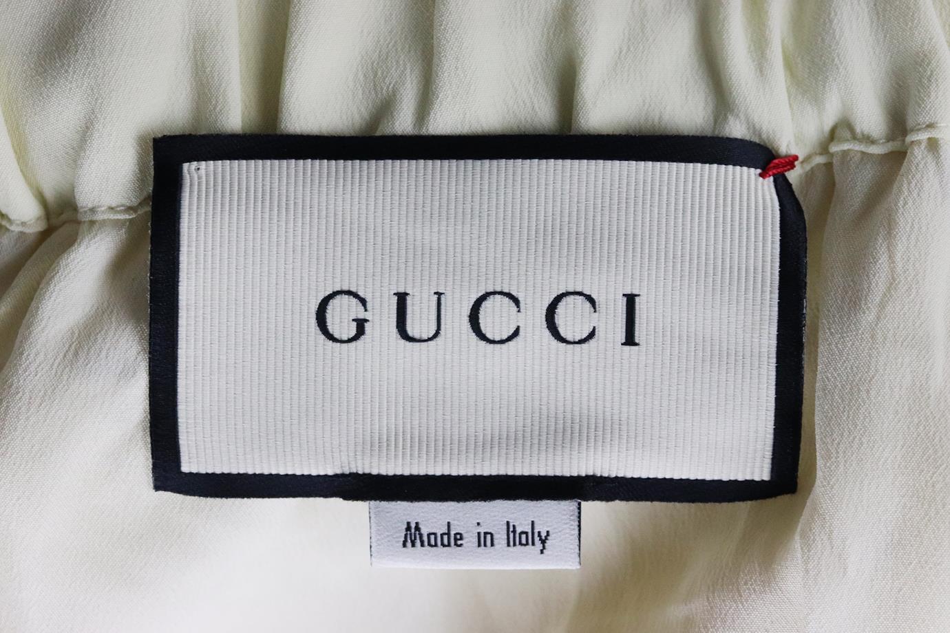 GUCCI CORDED LACE TRACK PANTS IT 38 UK 6 - Image 5