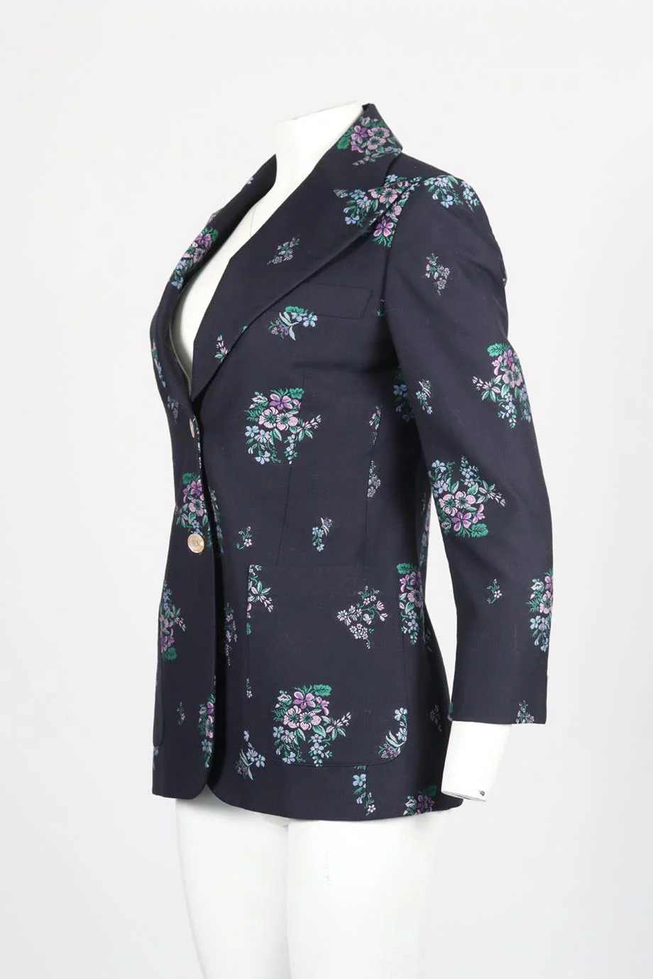 GUCCI COTTON AND WOOL BLEND BLAZER IT 40 UK 8 - Image 3