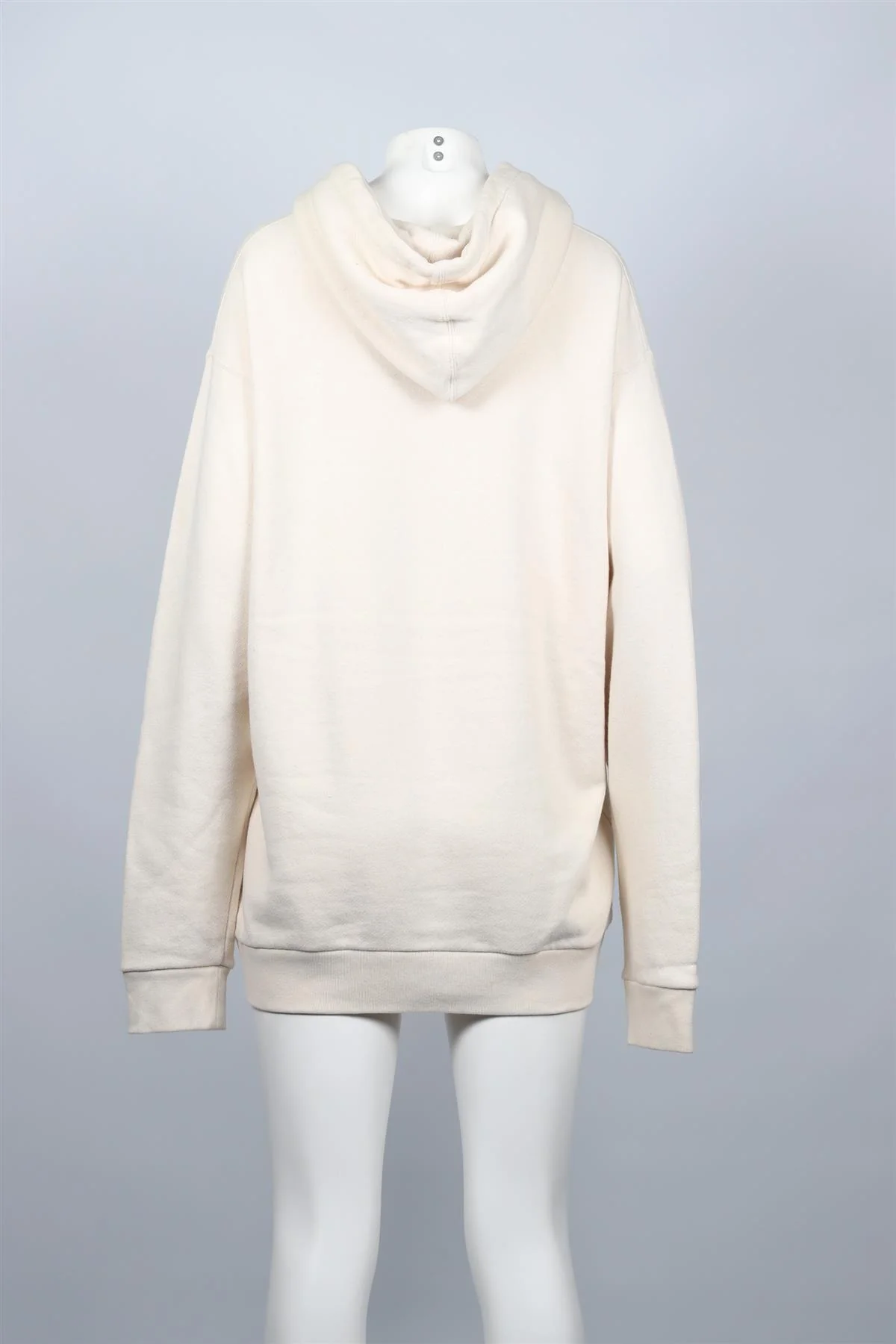 GUCCI CREAM CRYSTAL AND COTTON BLEND HOODIE LARGE - Image 4