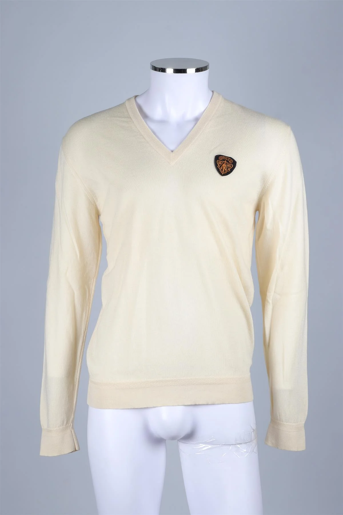 GUCCI CREAM MEN'S WOOL SWEATER MEDIUM - Image 2
