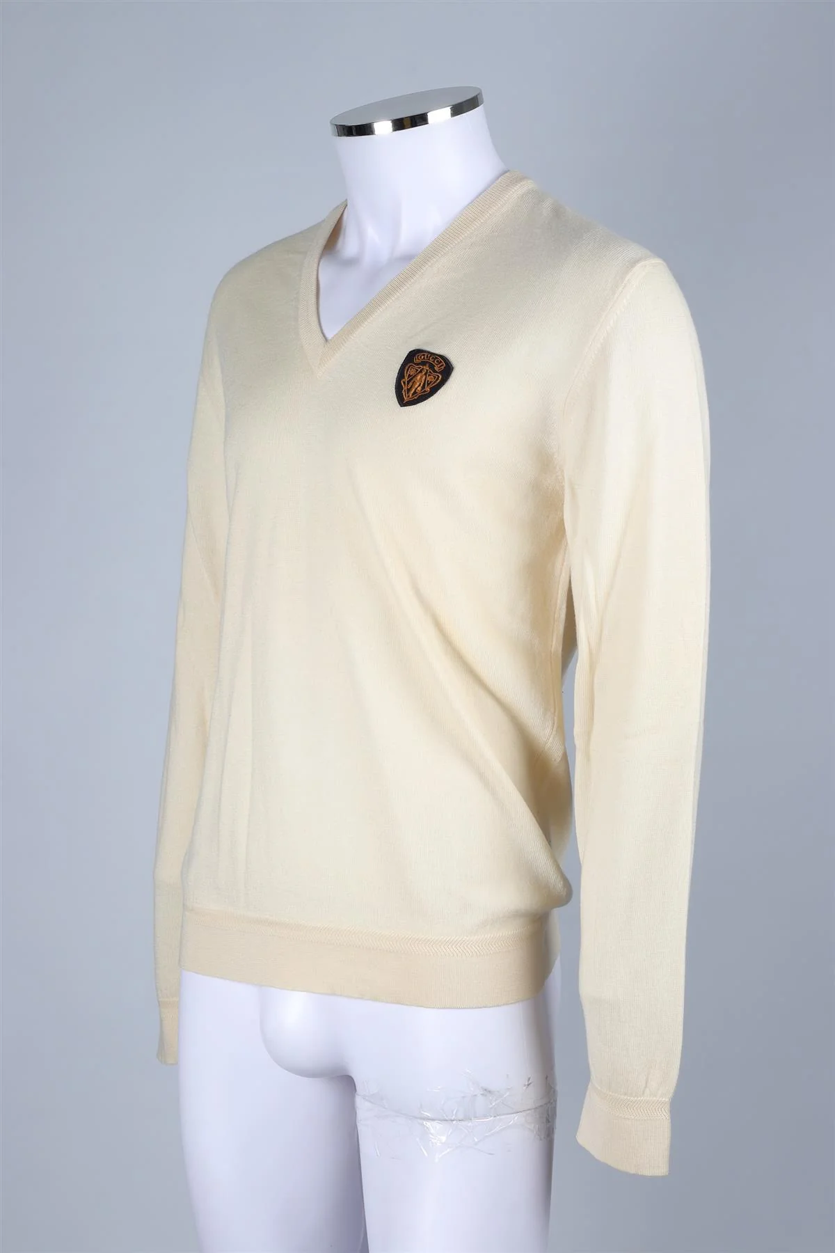 GUCCI CREAM MEN'S WOOL SWEATER MEDIUM - Image 3