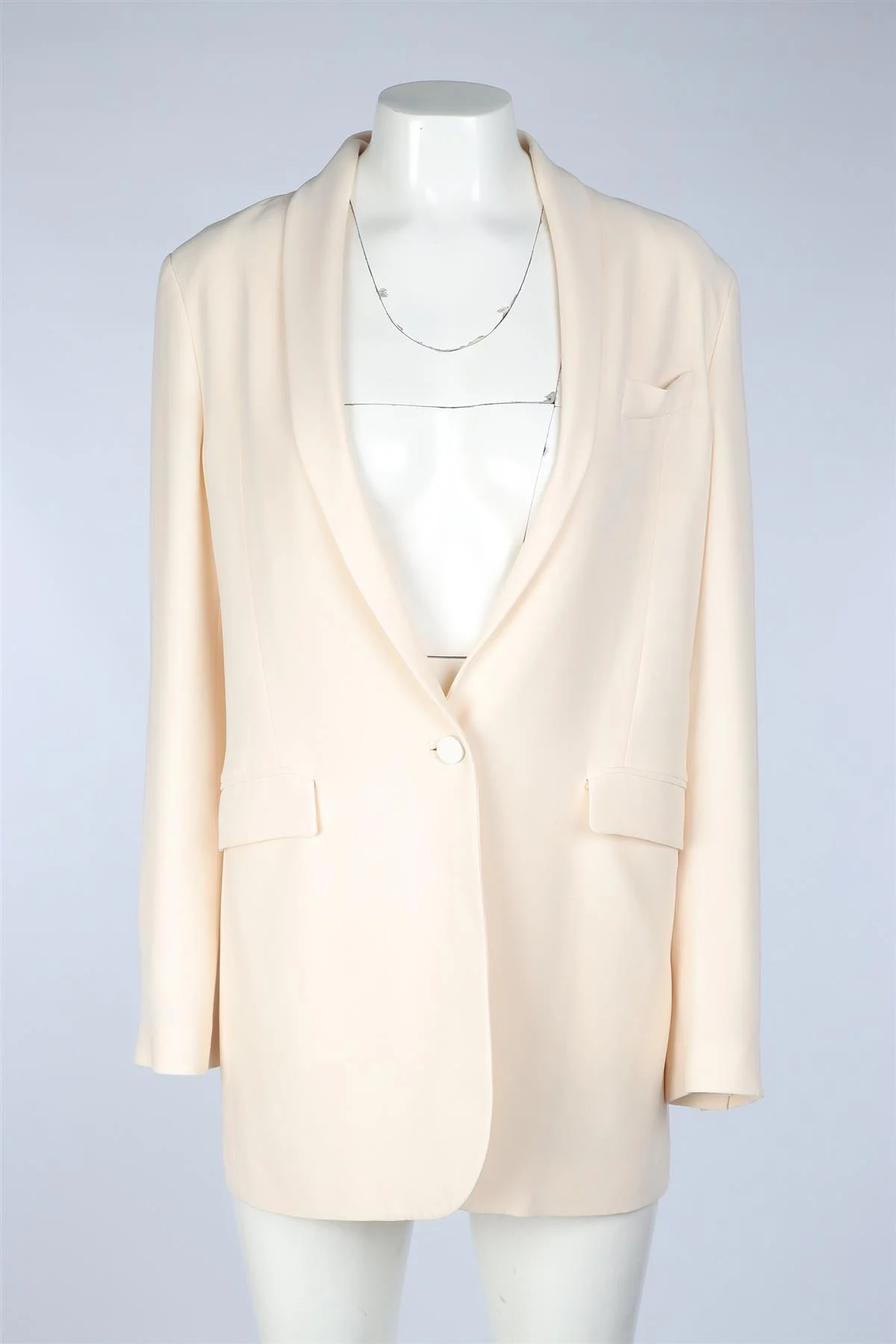 GUCCI CREAM SILK BLAZER IT 46 UK 14 - Image 2