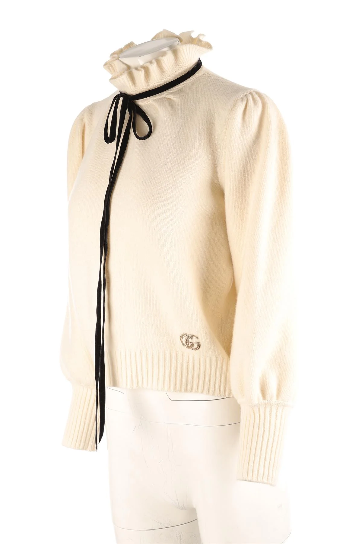GUCCI CREAM WOOL SWEATER MEDIUM - Image 3