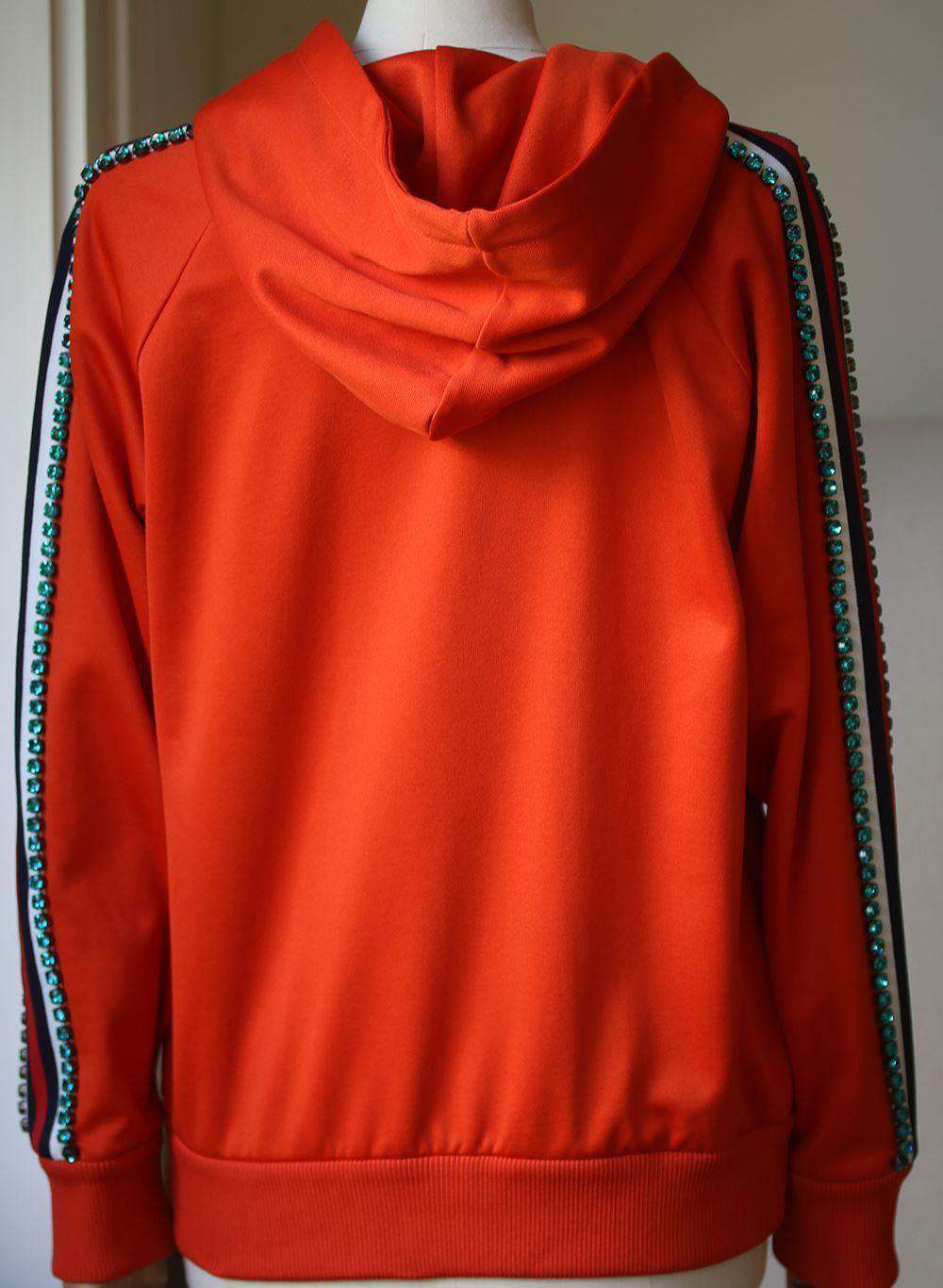 GUCCI CRYSTAL EMBROIDERED JERSEY SWEATSHIRT XSMALL - Image 4