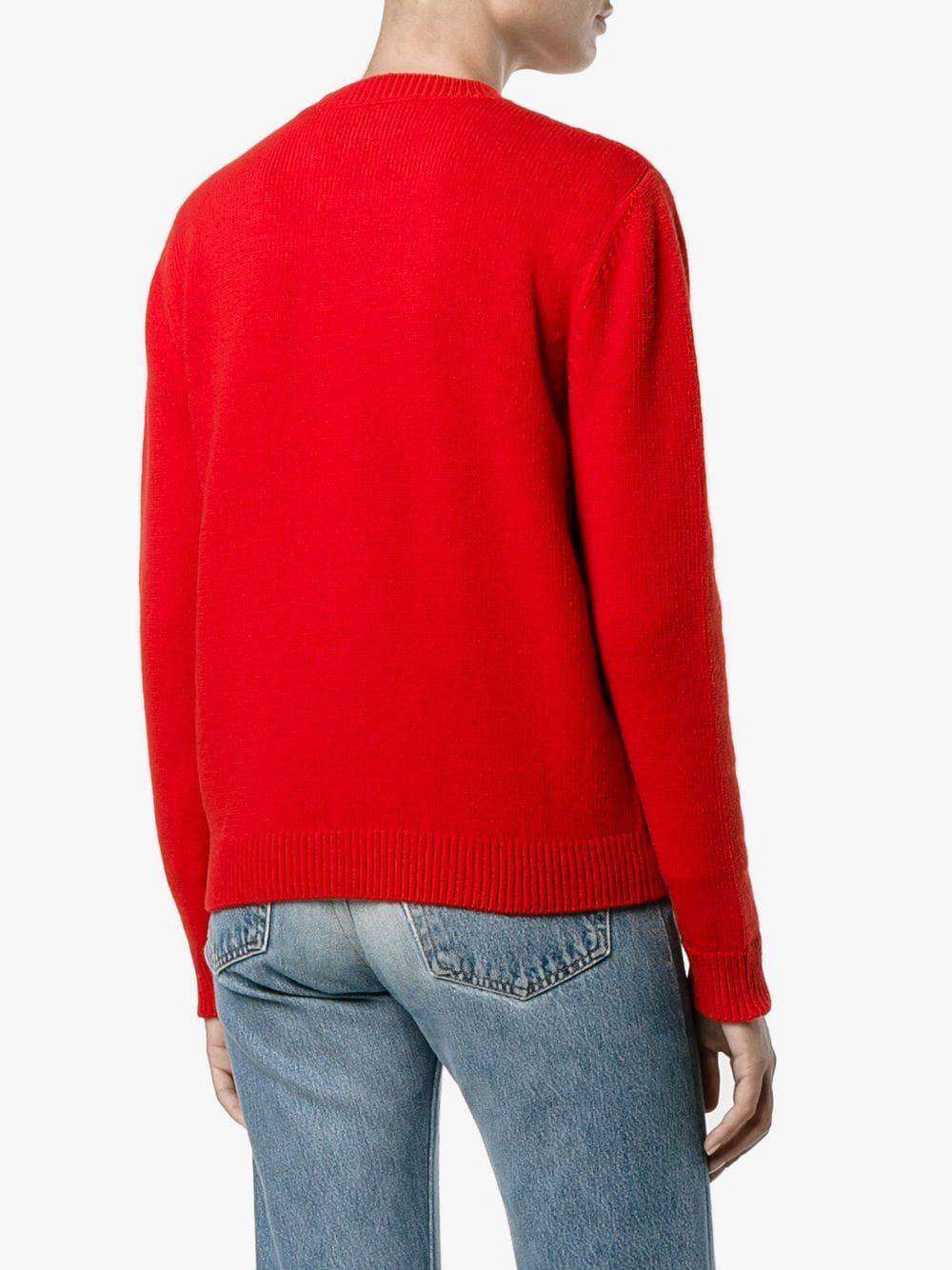 GUCCI DIAMOND INTARSIA KNIT SWEATER XSMALL - Image 2