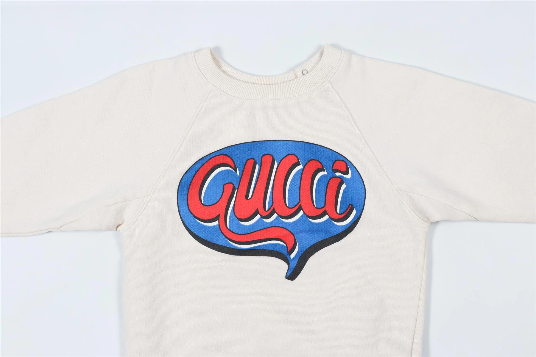 GUCCI ECRU KIDS GIRLS COTTON SWEATSHIRT 24 MONTHS - Image 3