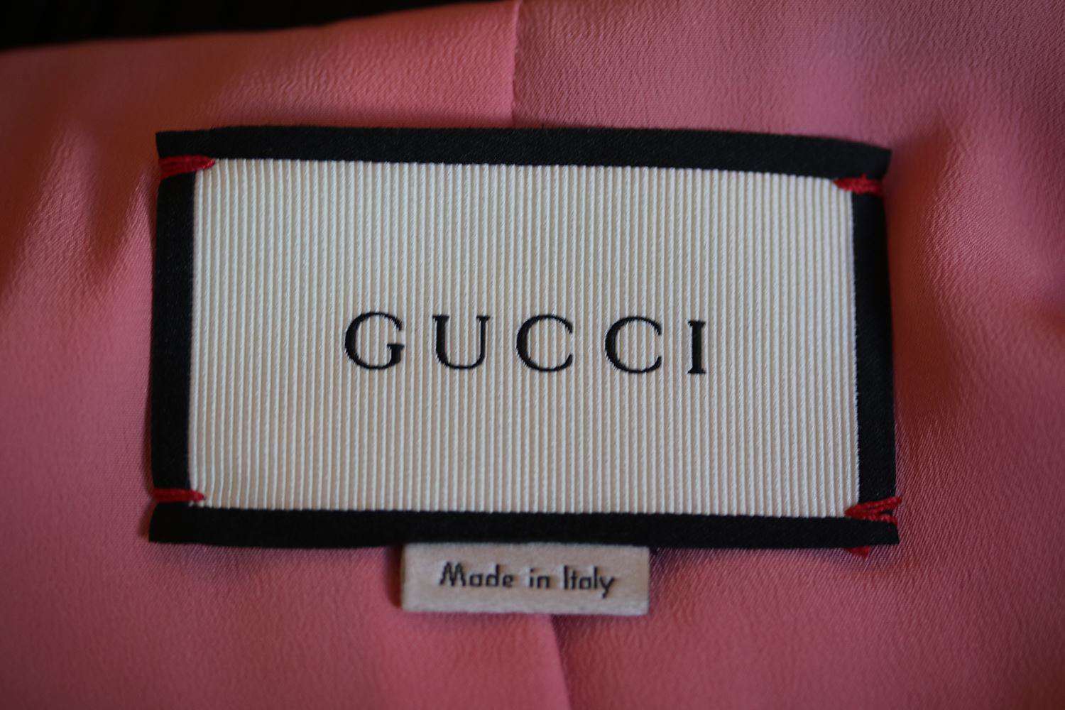 GUCCI FLORA SNAKE PRINT SILK BOMBER JACKET IT 38 UK 6 - Image 7