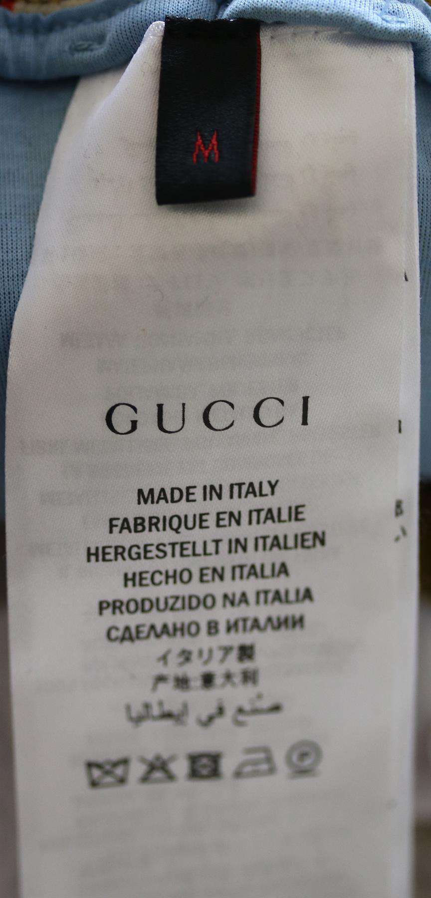 GUCCI FLORAL EMBROIDERED TRACK PANTS MEDIUM - Image 4