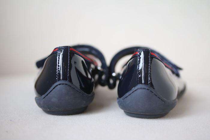 GUCCI GIRLS BLACK PATENT WEB SHOES EU 28 UK 10 - Image 3