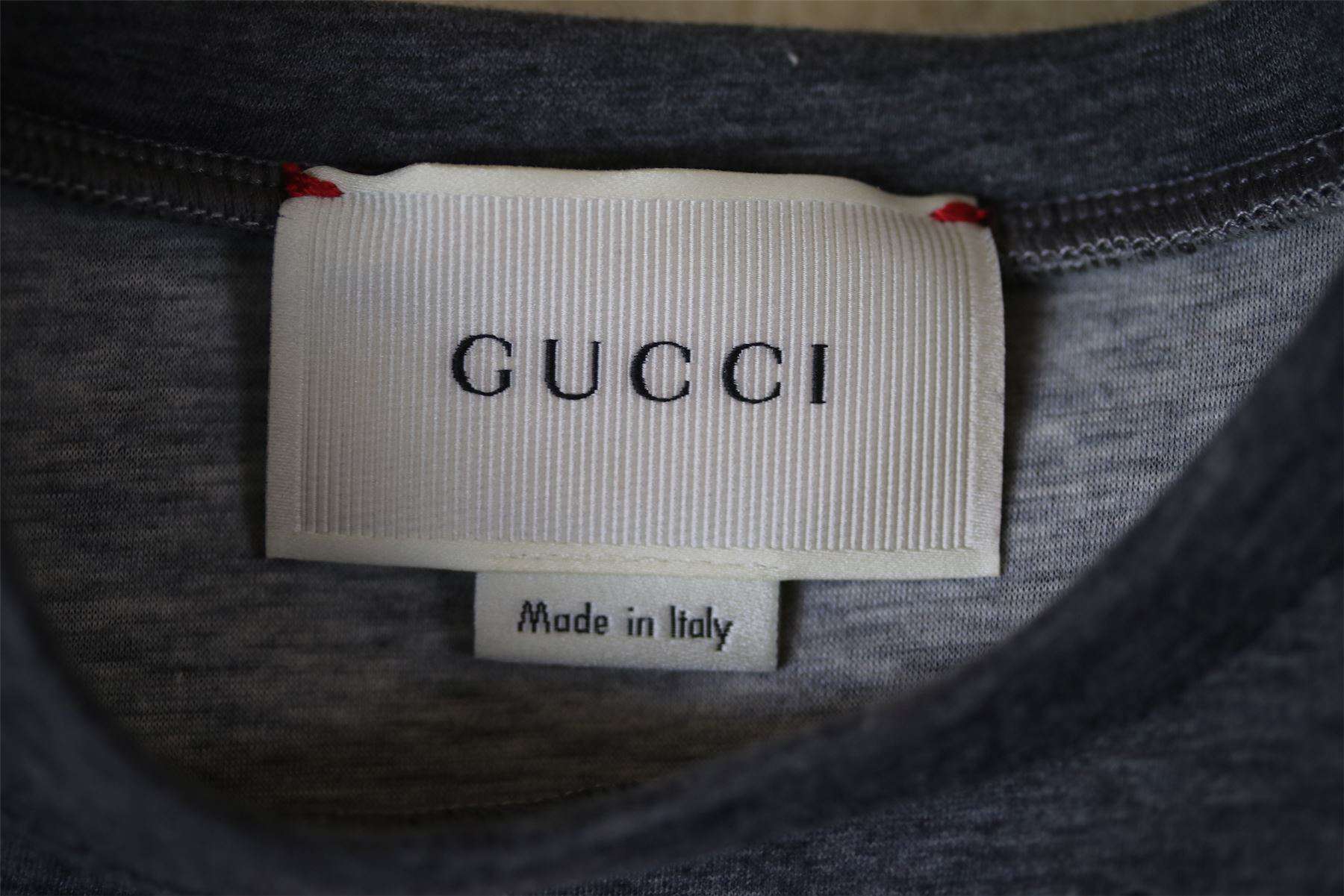 GUCCI GIRLS GREY NEOPRENE SEQUIN BLIND FOR LOVE SWEATER 4 YEARS - Image 4
