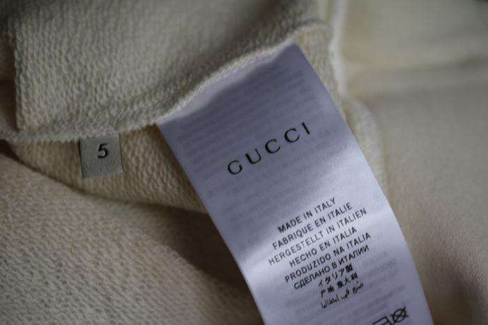 GUCCI GIRLS IVORY WEB SWEATER 5 YEARS - Image 4