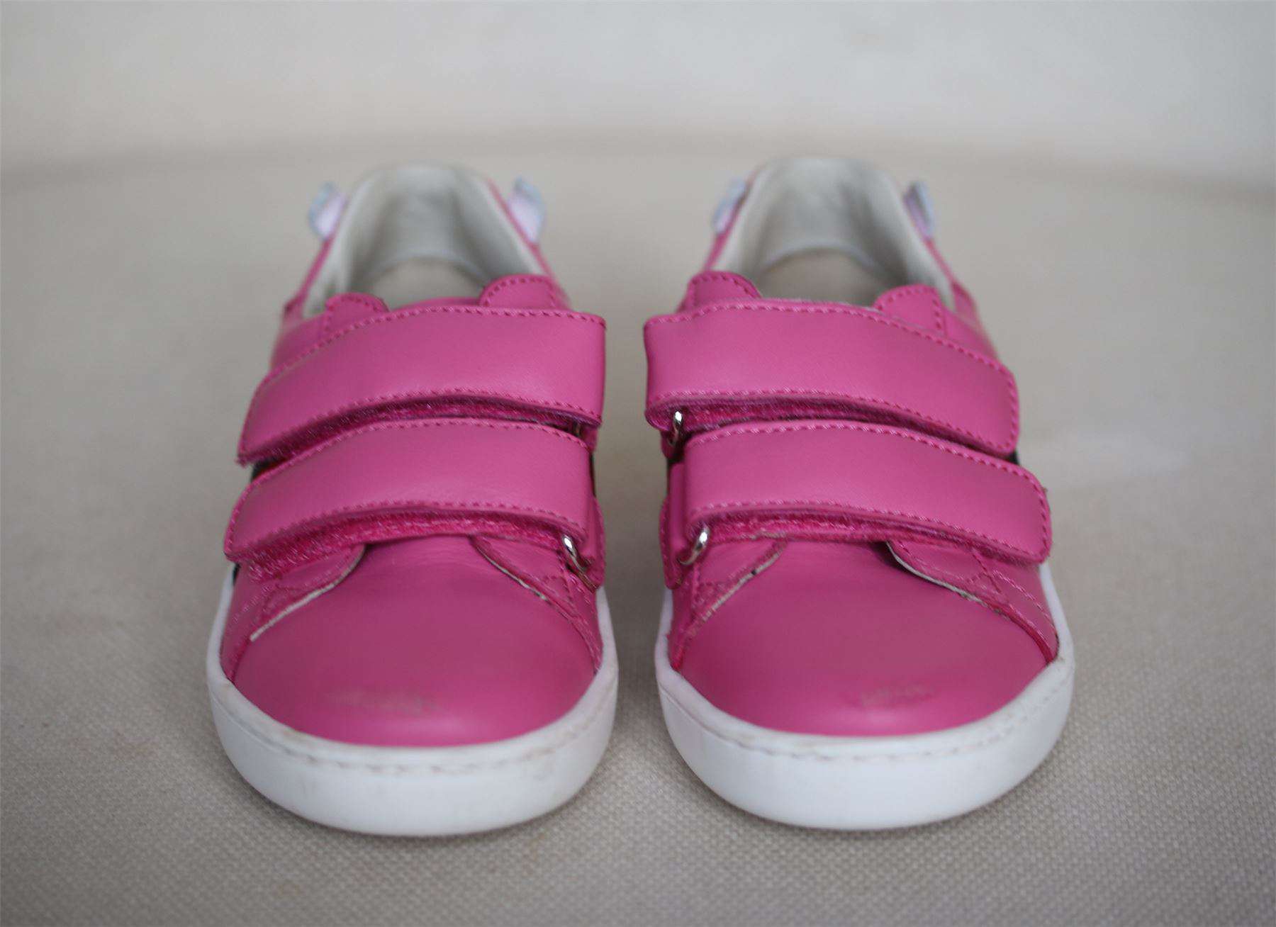 GUCCI GIRLS PINK BUNNY TRAINERS EU 24 UK 7 - Image 3