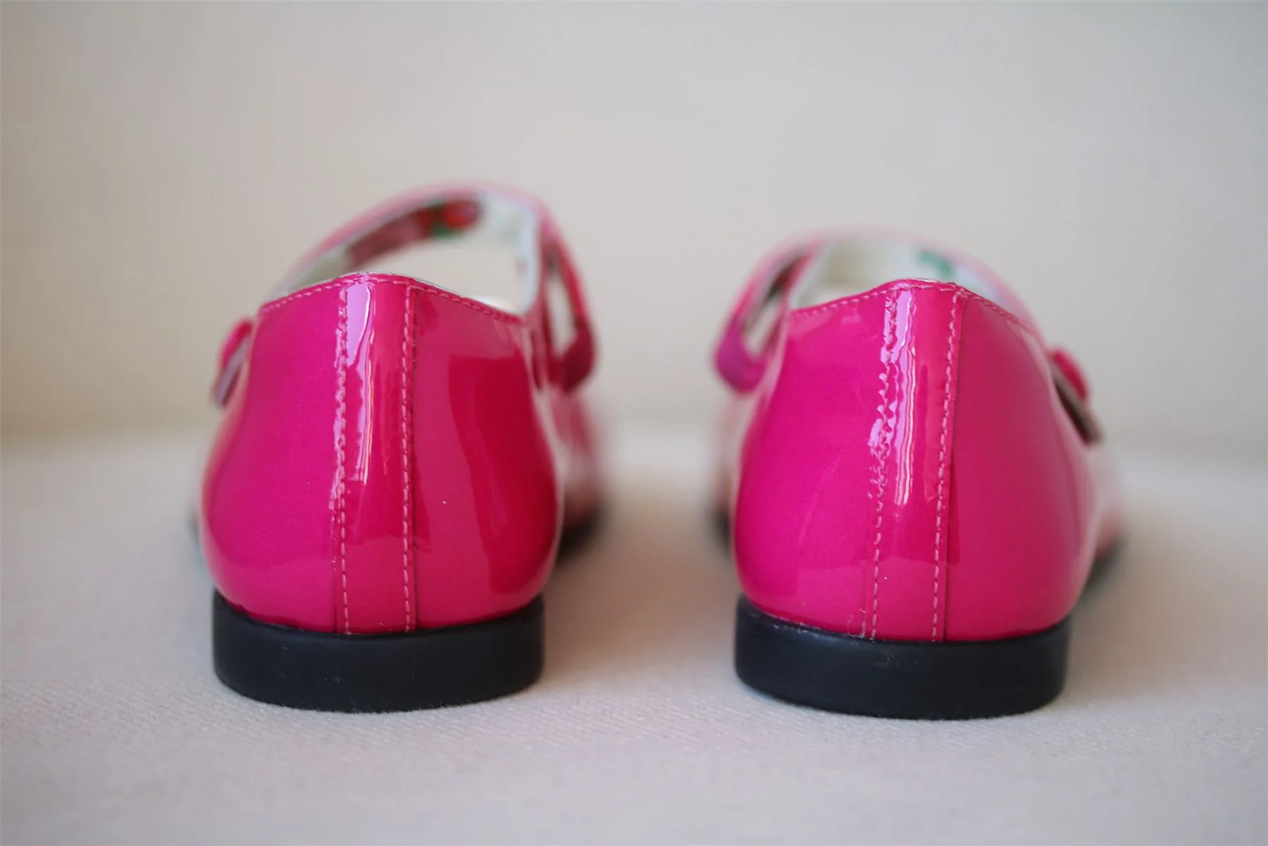 GUCCI GIRLS PINK CRYSTAL BOW LEATHER SHOES EU 25 UK 8 - Image 4