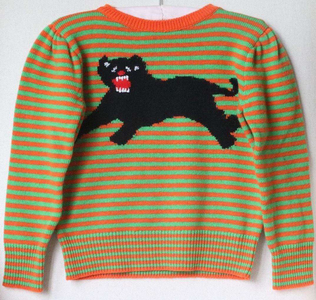 GUCCI GIRLS WOOL FLOWER SWEATER 4 YEARS - Image 2