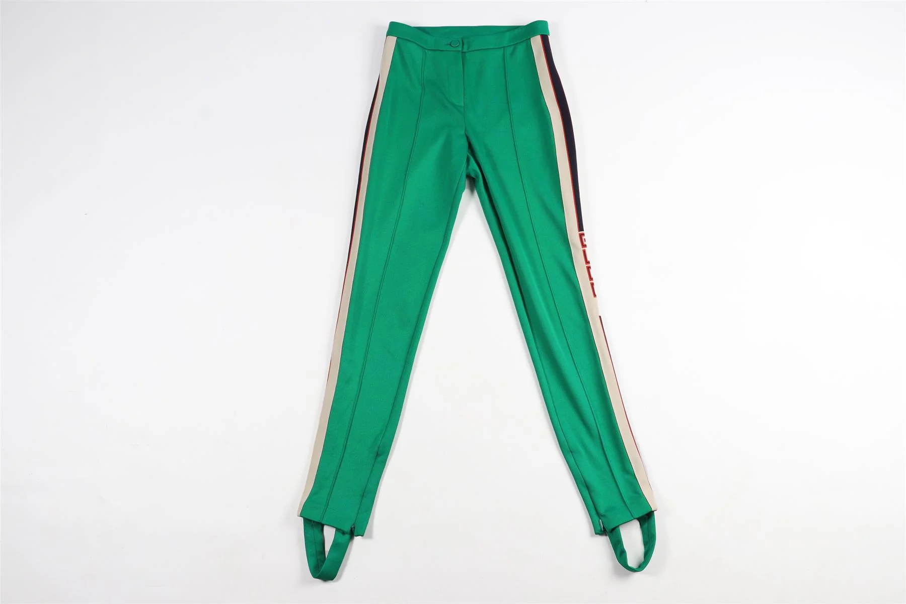 GUCCI GREEN JERSEY STIRRUP LEGGINGS XXSMALL - Image 2